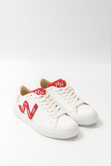 Immaculate Vegan - Mood Walk Wild Walker Women's Vegan Corn Leather Sneakers | Red