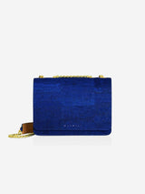 Immaculate Vegan - murmali Alpha Handcrafted Cork Vegan Crossbody Bag | Navy