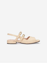 Immaculate Vegan - NAE Vegan Shoes PAX Beige Vegan Sandals 36