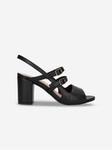 Immaculate Vegan - NAE Vegan Shoes ROMA Black Vegan Sandals 36
