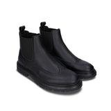 Immaculate Vegan - NAE Vegan Shoes Casian Black vegan chelsea boots brogue