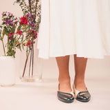 Immaculate Vegan - NAE Vegan Shoes DEME  Black Flats Vegan