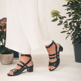 Immaculate Vegan - NAE Vegan Shoes DEVAN Black Vegan Sandals