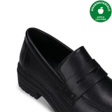 Immaculate Vegan - NAE Vegan Shoes Fiore Black vegan loafer chunky sole