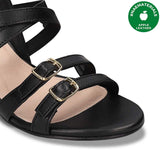 Immaculate Vegan - NAE Vegan Shoes HEBEA Black Vegan Sandals