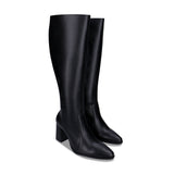 Immaculate Vegan - NAE Vegan Shoes Iona Black high heel knee boots