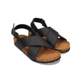 Immaculate Vegan - NAE Vegan Shoes LANTA Black Vegan Sandals