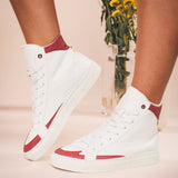 Immaculate Vegan - NAE Vegan Shoes London Red Vegan Sneakers