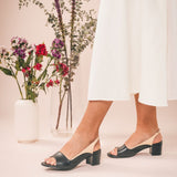Immaculate Vegan - NAE Vegan Shoes MARA Black Vegan Sandals