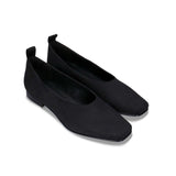 Immaculate Vegan - NAE Vegan Shoes Melita Black vegan ballerina flat heel