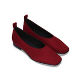 Immaculate Vegan - NAE Vegan Shoes Melita Bordeaux vegan ballerina flat heel