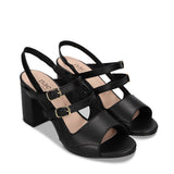 Immaculate Vegan - NAE Vegan Shoes ROMA Black Vegan Sandals