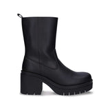 Immaculate Vegan - NAE Vegan Shoes Sima Black platform boots mid-calf