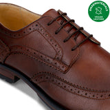 Immaculate Vegan - NAE Vegan Shoes Siro Brown dress shoes for men