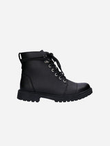 Immaculate Vegan - NAE Vegan Shoes Resta Unisex Vegan Lace-up Ankle Boot | Black UK11 / EU46 / US12