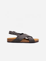 Immaculate Vegan - NAE Vegan Shoes Loto Unisex Vegan Slingback Sandals | Black UK3 / EU36 / US5