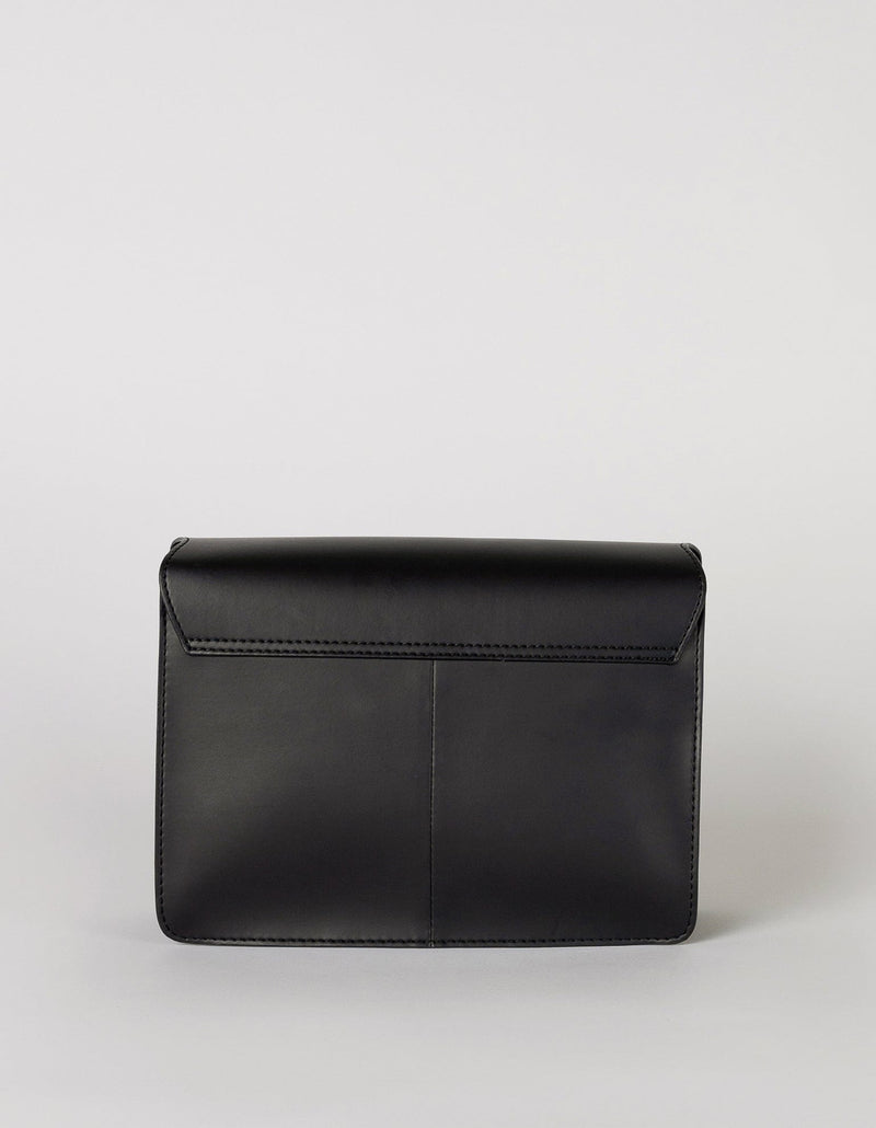 O My Bag Audrey Apple Leather Vegan Crossbody | Black Black / Vegan Uppeal™ / Medium