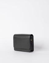 Immaculate Vegan - O My Bag Mini Audrey Apple Leather Vegan Crossbody | Black Black / Vegan Uppeal™ / Small