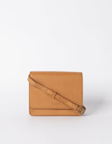 Immaculate Vegan - O My Bag Mini Audrey Apple Leather Vegan Crossbody | Brown Cognac / Vegan Uppeal™ / Small