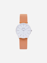 Immaculate Vegan - Votch Solar Classic Appleskin Vegan Leather Watch | Silver & Tan
