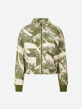 Immaculate Vegan - KOMODO VIVI - Organic Cotton Bomber Print - Green Wave
