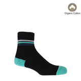 Immaculate Vegan - Peper Harow Quarter Crew Men’s Organic Cotton Striped Socks Bundle | Multiple Colours
