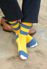 Immaculate Vegan - Peper Harow Men’s Organic Cotton Sock Bundle | Yellow Multi