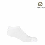 Immaculate Vegan - Peper Harow Men’s Organic Cotton Sport Trainer Sock 3 pack | Green, Red and White