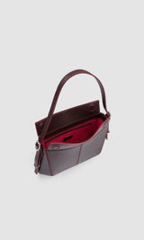 Immaculate Vegan - PREV Kiara Women's Apple Leather Vegan Mini Bag | Cherry Brownie
