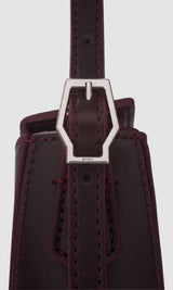 Immaculate Vegan - PREV Kiara Women's Apple Leather Vegan Mini Bag | Cherry Brownie
