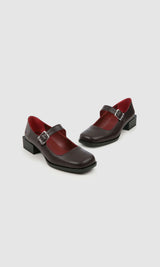 Immaculate Vegan - PREV Women's Apple Leather Vegan Mary Jane Pumps | Cheery Brownie
