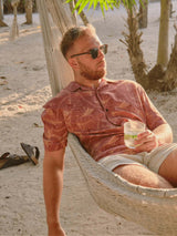 Immaculate Vegan - Rewound Clothing The Toby Tencel Shirt | Palm Print Small