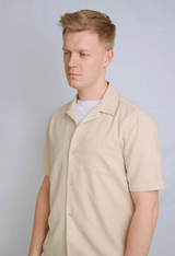 Immaculate Vegan - Rewound Clothing The Alexander 100% Recycled Beige Shirt