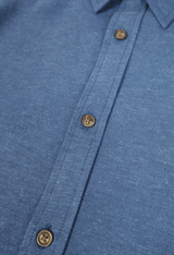 Immaculate Vegan - Rewound Clothing The Joseph Hemp Blend Navy Shirt