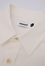Immaculate Vegan - Rewound Clothing The Lukas Hemp Blend White Shirt