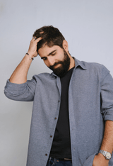 Immaculate Vegan - Rewound Clothing The Marc 100% Recycled Blue Shirt