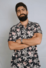 Immaculate Vegan - Rewound Clothing The Remi 100% Tencel Orchid Print Shirt