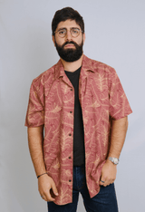 Immaculate Vegan - Rewound Clothing The Toby 100% Tencel Palm Print Shirt
