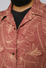 Immaculate Vegan - Rewound Clothing The Toby 100% Tencel Palm Print Shirt