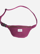 Immaculate Vegan - Souleway Natural Cotton Canvas Bum Bag | Bordeaux Red Bordeaux Red