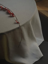 Immaculate Vegan - Laume Linen Round Linen Tablecloth | Multiple Colours