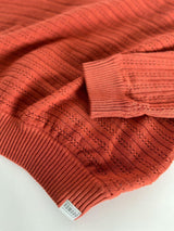 Immaculate Vegan - KOMODO CLOVER - Pointelle Knit Organic Cotton Jumper - Clay