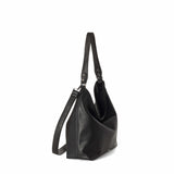 Immaculate Vegan - SKYLA MARY Classic Hobo Bag with Crossbody Strap Black