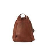 Immaculate Vegan - SKYLA SUZIE Double Zip Compact Backpack Chestnut
