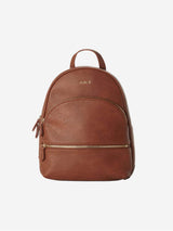 Immaculate Vegan - SKYLA SUZIE Double Zip Compact Backpack Chestnut