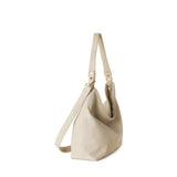 Immaculate Vegan - SKYLA MARY Classic Hobo Bag with Crossbody Strap Latte