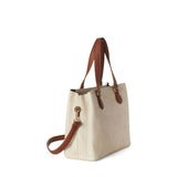 Immaculate Vegan - SKYLA TANYA Shoulder Bag Tote with Crossbody Strap Latte