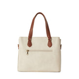 Immaculate Vegan - SKYLA TANYA Shoulder Bag Tote with Crossbody Strap Latte