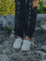 Immaculate Vegan - New Orchard Classic Unisex Vegan Faux Sheepskin Slippers | Beige