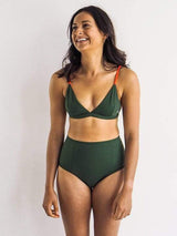 Immaculate Vegan - Sūndar Swim The Mississippi ECONYL® Reversible Bikini Top | Multiple Colours